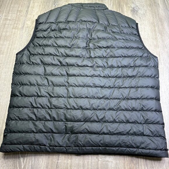 Patagonia Mens Black Stand Up Collared Full Zip Pocket Puffer Jacket Size XL - Picture 4 of 12